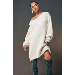 Overview image: offwhite knit dress