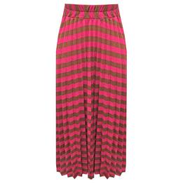 Overview image: stripe lurex skirt